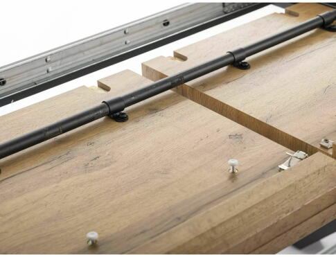 Стол обеденный SIGNAL XAVIERO II дуб артизан/черный 160-240/90