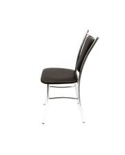 Стул ВВР Марсель шоколад/хром, экокожа