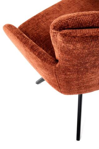 Стул HALMAR K540 корица/черный, поворотный