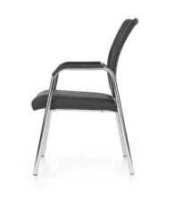Стул HALMAR VIGOR черный/хром