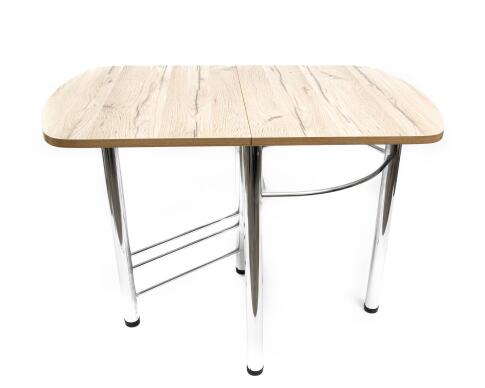 Стол ВВР Пристенный Дуб кера, пластик 55/55/70