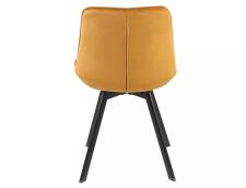 Стул SIGNAL MONTI Velvet Bluvel 68 карри/черный, поворотный