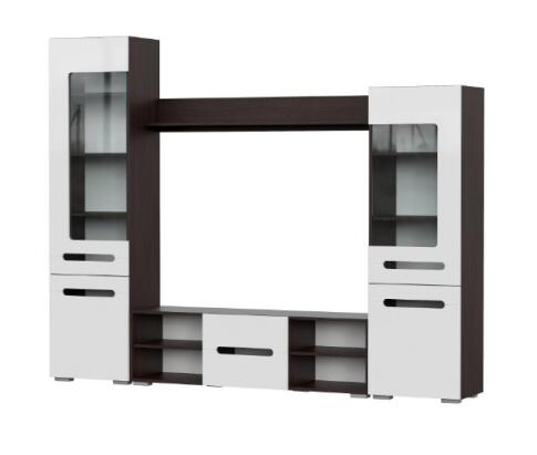 Мебель для гостиной К NN Мебель МГС 6 Венге/Белый глянец