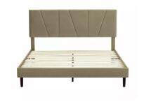 Кровать SIGNAL SAVANA Velvet Bluvel 28 бежевый, 140/200