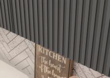 Кухонный гарнитур NN Мебель "София" 2 м Белый/Бланж/Графит матовый/Антарес