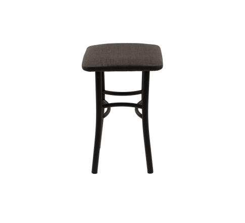 Табурет ВВР Квадрат бурый/черный, рогожка