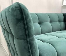 Диван SIGNAL CASTELLO 3 Velvet Bluvel 78 зеленый/венге