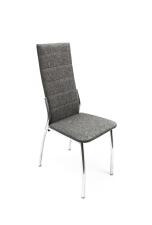 Стул ВВР Прага серый/хром, рогожка