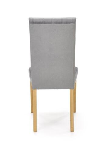 Стул HALMAR DIEGO 3 Monolith 85 серый/дуб медовый