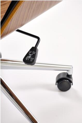 Кресло компьютерное HALMAR WEBSTER черный/орех