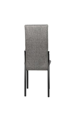 Стул ВВР Оскар серый/черный, рогожка