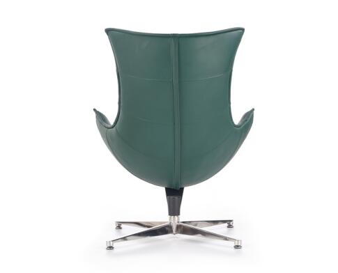 Кресло HALMAR LUXOR зеленый/хром
