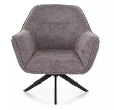 Кресло SIGNAL GALIA Brego серый/черный
