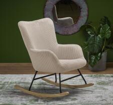 Кресло-качалка HALMAR BELMIRO кремовый Кресло-качалка HALMAR BELMIRO кремовый