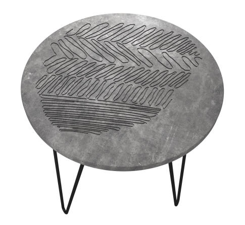 Стол журнальный Sheffilton SHT-CT79-1 мокрый асфальт/черный муар