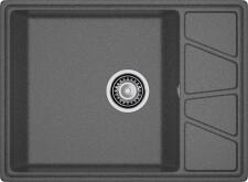 Кухонная мойка GRANFEST VERTEX V-680L графит