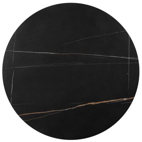 Комплект HALMAR FATIMA (2 стола журнальных) черный мрамор/золотой