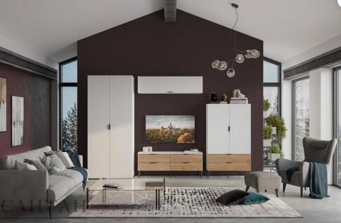 Шкаф навесной САНТАН Ома АН-3608 Белый