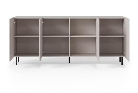 Комод HALMAR PAXOS KM-2 кашемир/черный