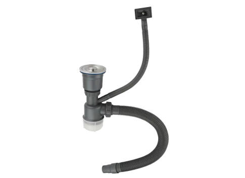 Кухонная мойка из нержавеющей стали GRANFEST METAL 5344 PVD графит