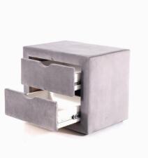 Тумба прикроватная SIGNAL ET-002 Velvet Bluvel 14 серый