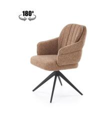 Стул HALMAR K570 корица/черный, поворотный