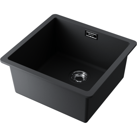 Кухонная мойка Omoikiri Kata 44-U-BL Artgranit/черный