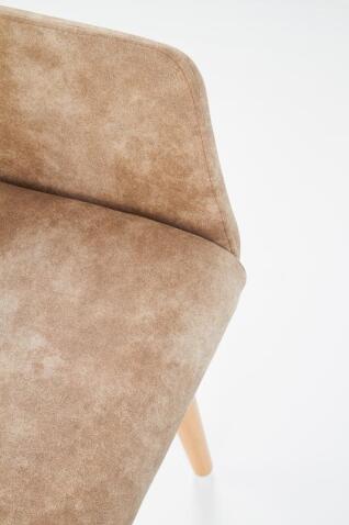 Стул HALMAR K287 бежевый/натуральный