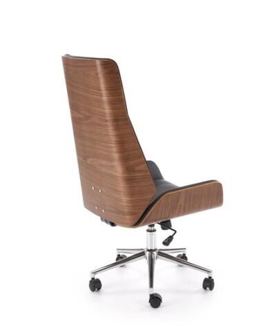 Кресло компьютерное HALMAR WEBSTER черный/орех