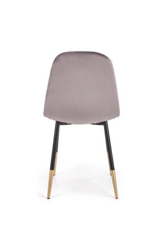 Стул HALMAR K379 серый/черный