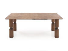 Стол обеденный HALMAR MELTON орех светлый/орех светлый 200-300/101