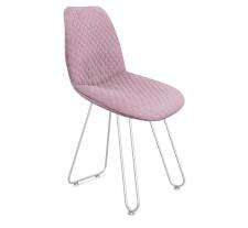 Стул Sheffilton SHT-ST29-C22/S106 розовый зефир/хром лак