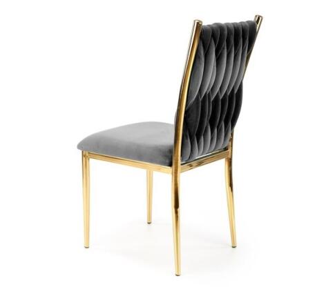 Стул HALMAR K436 серый/золотой