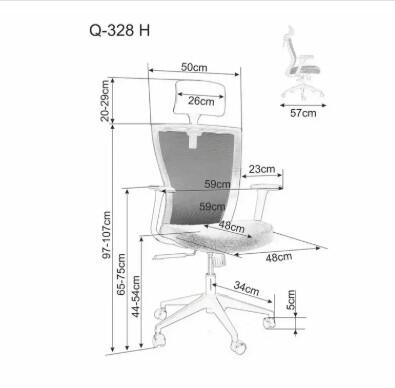 Кресло компьютерное SIGNAL Q-328H черный