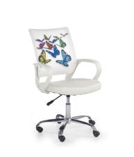 Кресло компьютерное HALMAR IBIS BUTTERFLY разноцветный/хром