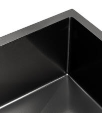 Мойка ARFEKA ECO AR 550*450 BLACK PVD NANO DECOR VOLCANIC ROCK