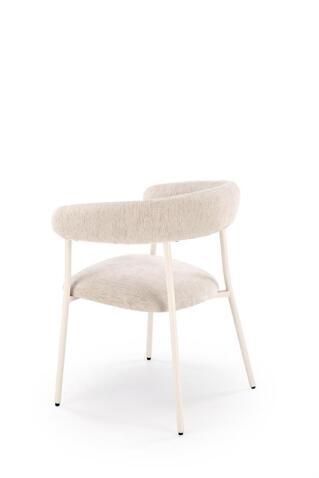 Стул HALMAR K557 бежевый/белый