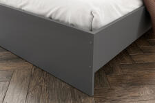 Кровать NN Мебель (МС Денвер К) Графит серый, 160/200