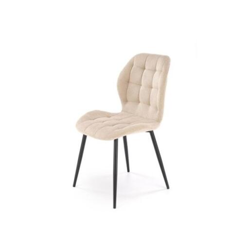 Стул HALMAR K548 бежевый/черный