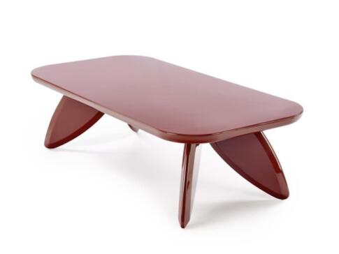 Стол журнальный HALMAR SORAYA бордовый