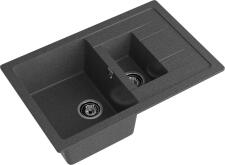 Кухонная мойка GRANFEST QUADRO Q-775KL графит