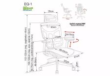 Кресло компьютерное SIGNAL EQ-1 черный/хром