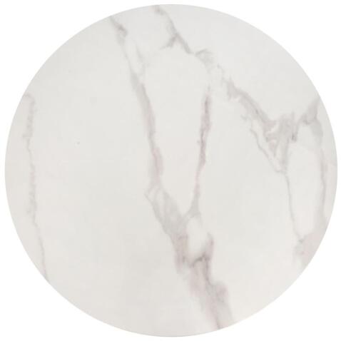 Комплект HALMAR OSARIO (2 стола журнальных) белый мрамор/белый