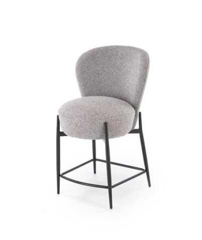 Стул барный HALMAR H126 серый/черный