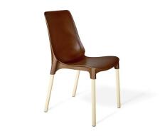 Стул Sheffilton SHT-S75 артикул СТ-75 коричневый/ваниль