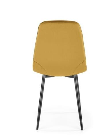 Стул HALMAR K417 горчичный/черный