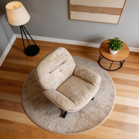 Кресло SIGNAL HARPER tap. 241 бежевый/черный