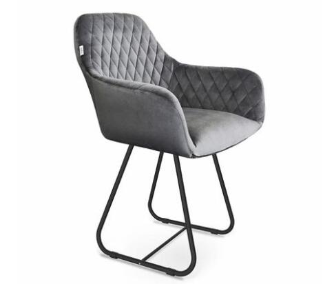 Стул Sheffilton SHT-ST38/S38 угольно-серый/чёрный муар Стул Sheffilton SHT-ST38/S38 угольно-серый/чёрный муар