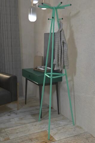 Вешалка МЕБЕЛИК Галилео 217 бирюзовый