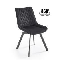 Стул HALMAR K520 черный/черный, поворотный